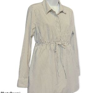 Motherhood Maternity pinstriped shirt